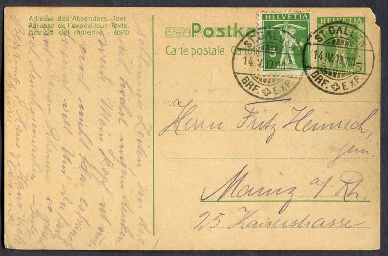 Switzerland - Post Card