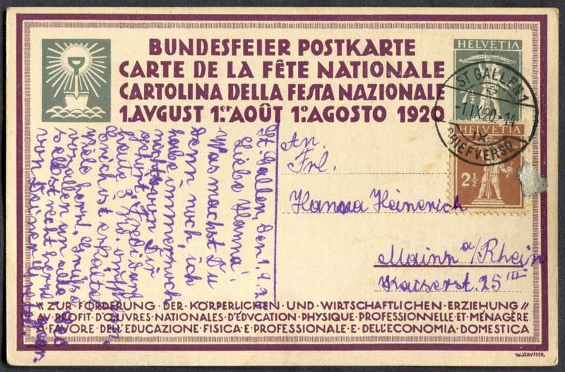 Switzerland - Post Card