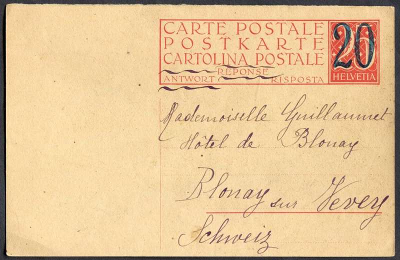 Switzerland - Post Card