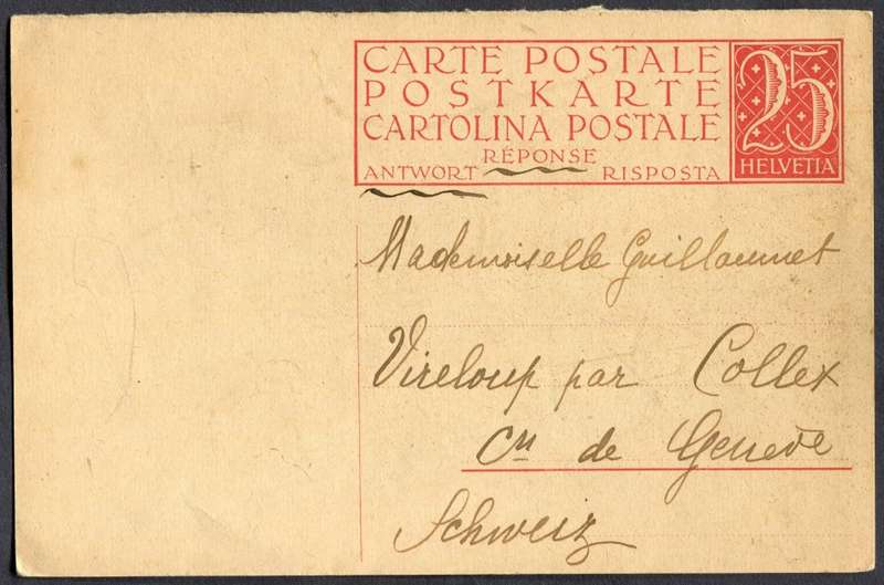 Switzerland - Post Card