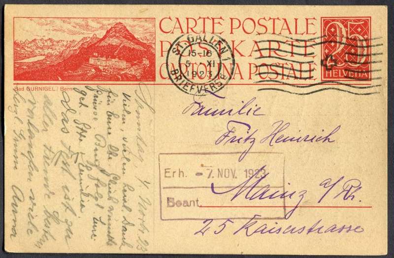 Switzerland - Post Card
