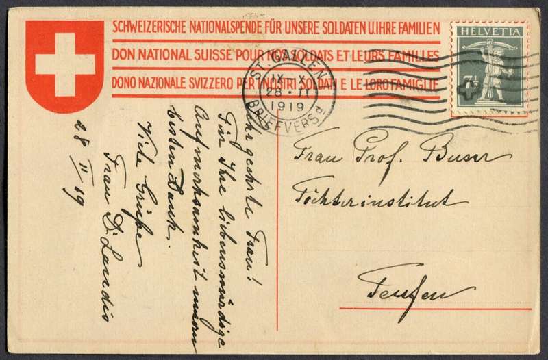 Switzerland - Post Card