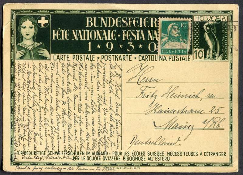 Switzerland - Post Card
