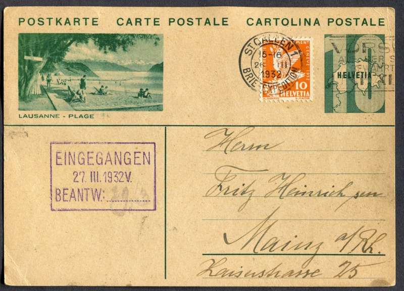 Switzerland - Post Card