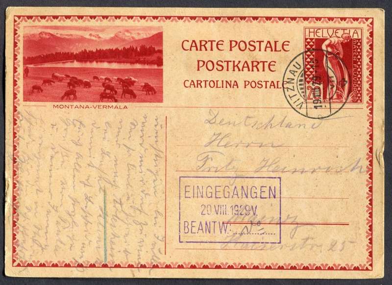 Switzerland - Post Card