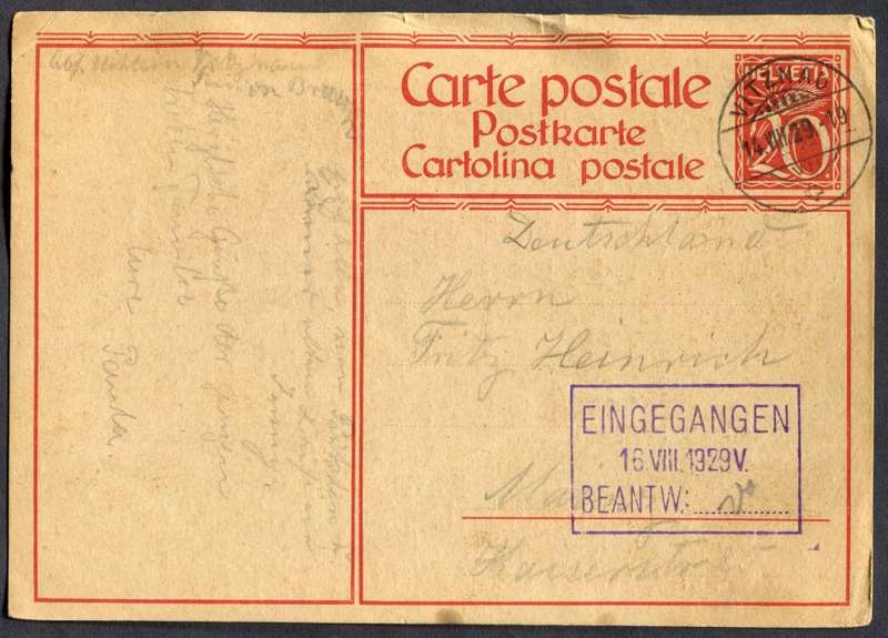 Switzerland - Post Card