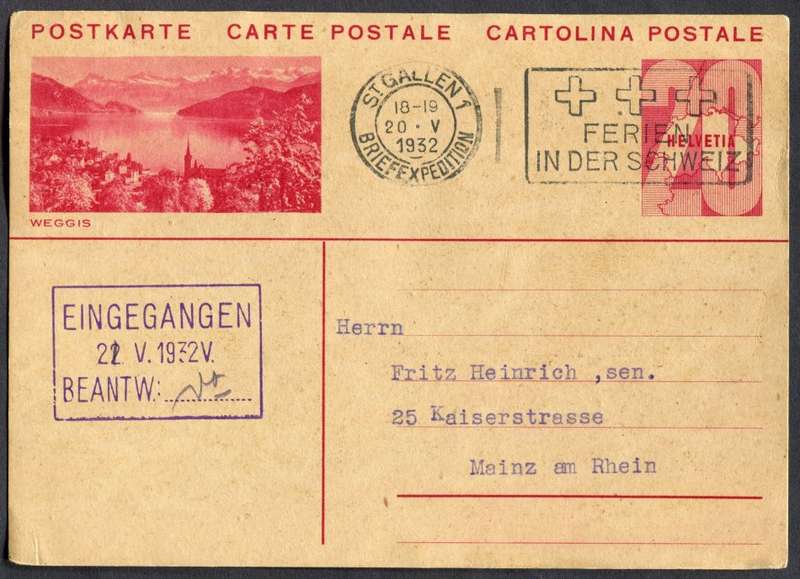 Switzerland - Post Card