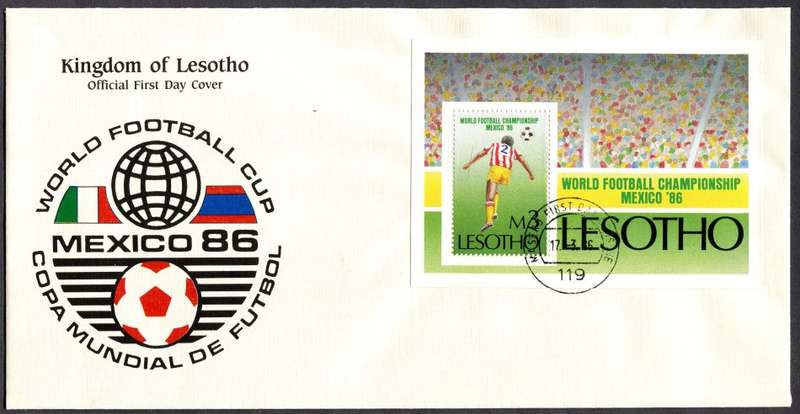 Lesotho - Sport - Miniature Sheet FDC - 1986