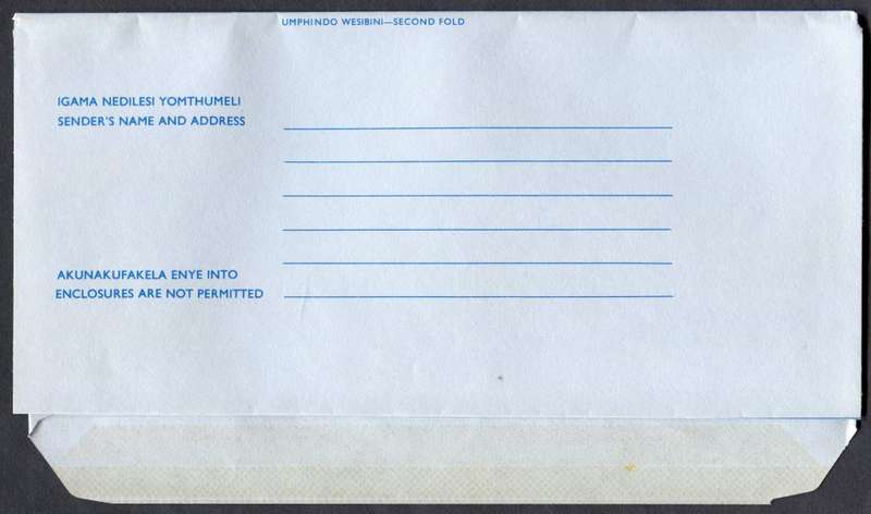 Ciskei - Postal Stationary - 15 Cent  Aerogram