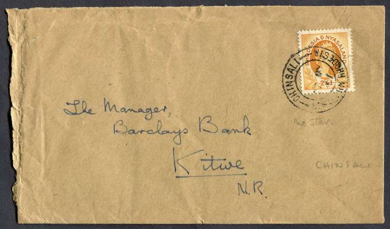 Rhodesia and Nyasaland - Cover