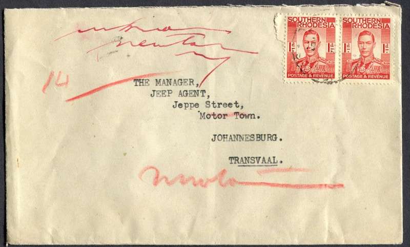 Southern Rhodesia - Cover