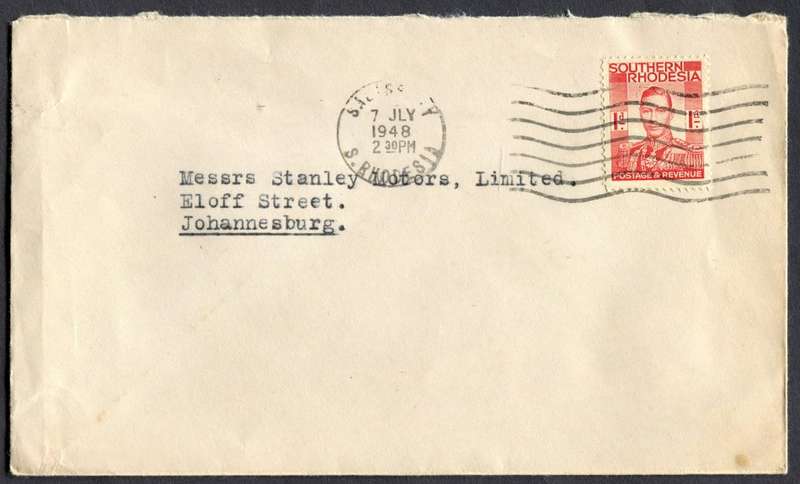Southern Rhodesia - Cover