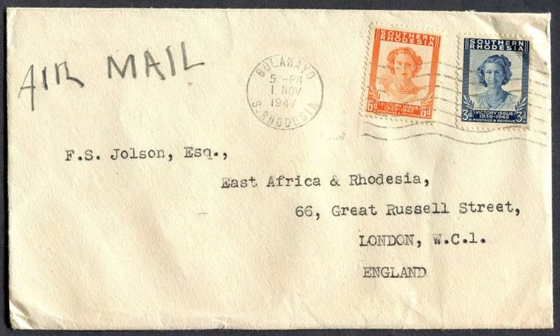 Southern Rhodesia - Cover