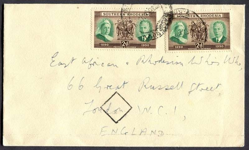 Southern Rhodesia - Cover