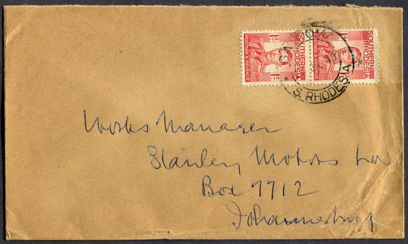 Southern Rhodesia - Cover