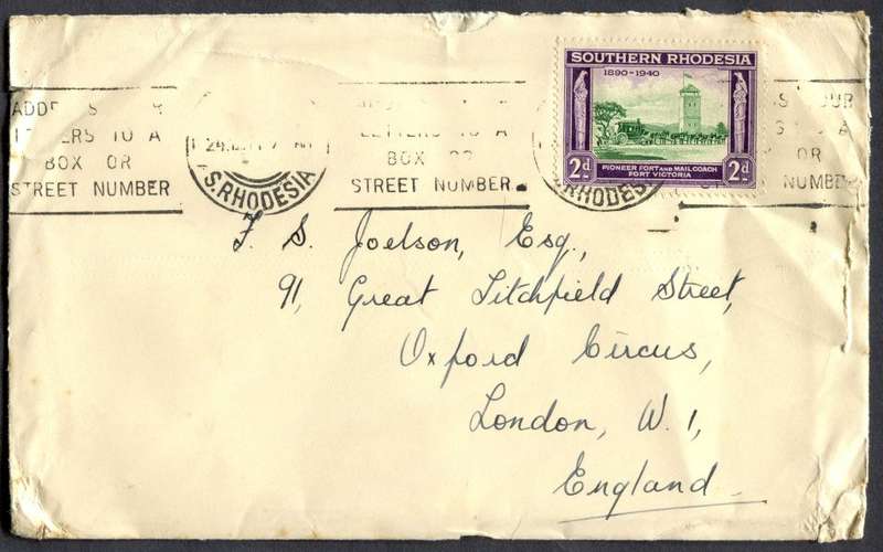 Southern Rhodesia - Cover