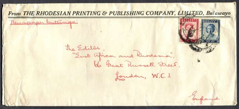 Southern Rhodesia - Cover
