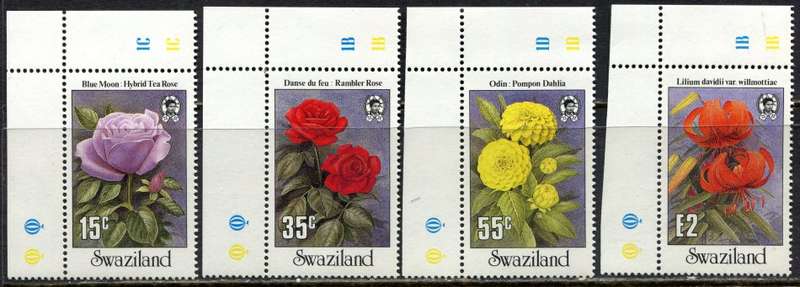 Swaziland - Flowers - 1987 - MNH