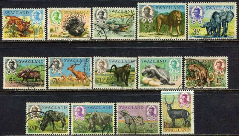 Swaziland - Animals - 1969 - Used