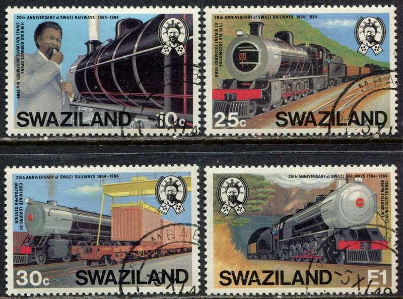 Swaziland - Trains - 1984 - CTO
