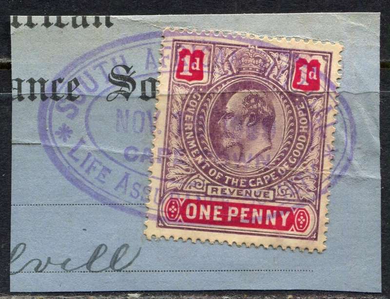 Cape of Good Hope - Revenue Used On Piece