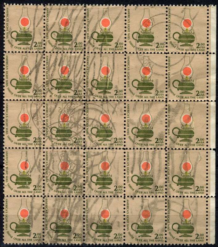 USA - $2 Block Of 25 - 1975 - Used