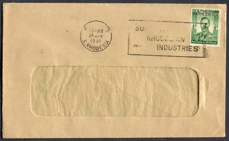 Southern Rhodesia - Cover
