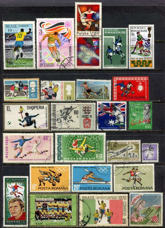 Sport - Bulk Lot of 145 Stamps Mostly Used(CTO) Some Duplication