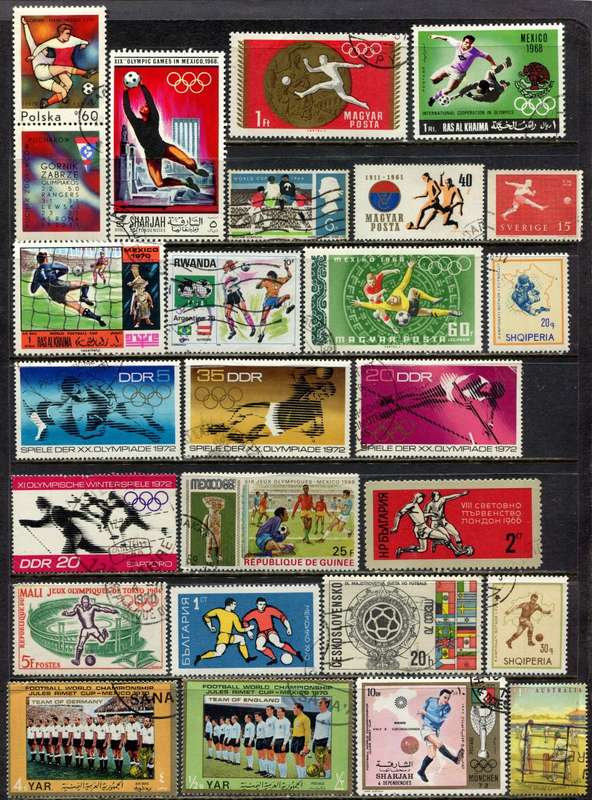 Sport - Bulk Lot of 145 Stamps Mostly Used(CTO) Some Duplication