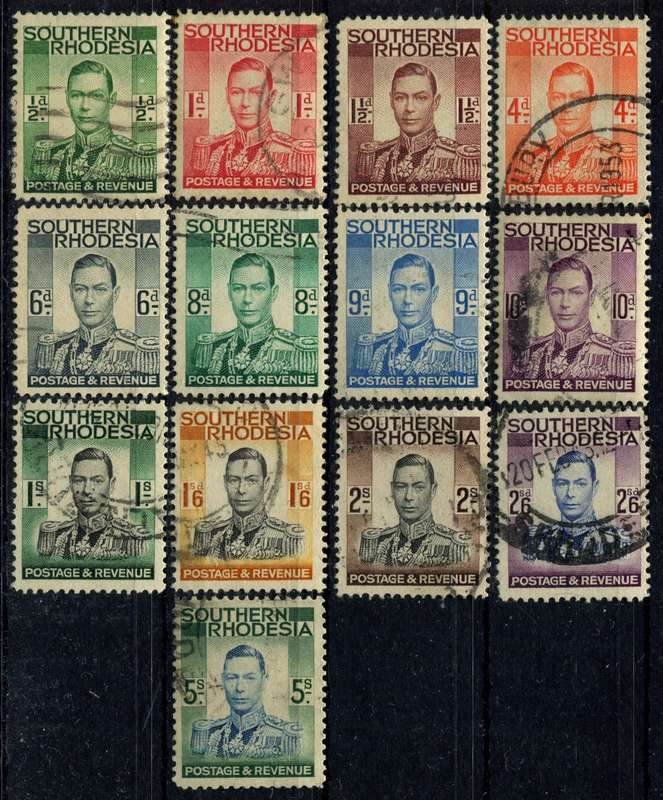 Southern Rhodesia  - 1937 - Used