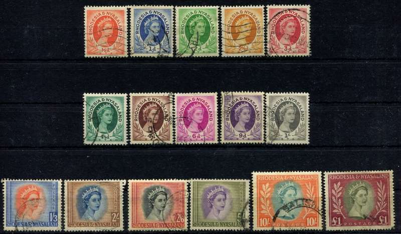 Rhodesia and Nyasaland - 1954 - Used