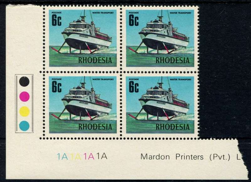 Rhodesia - Control  Block of 4 - 1973 - MNH
