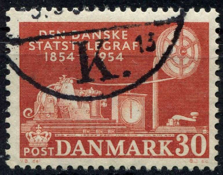 Denmark - 1954 - Used