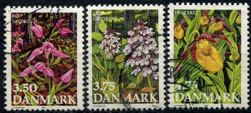 Denmark - Flowers - 1990 - Used