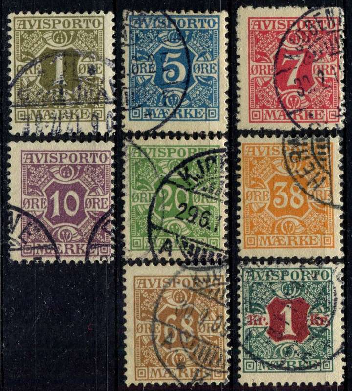 Denmark - Newspaper Stamps - 1901 - Used