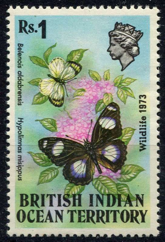 British Indian Ocean Territory - Butterflies - 1973 - MM