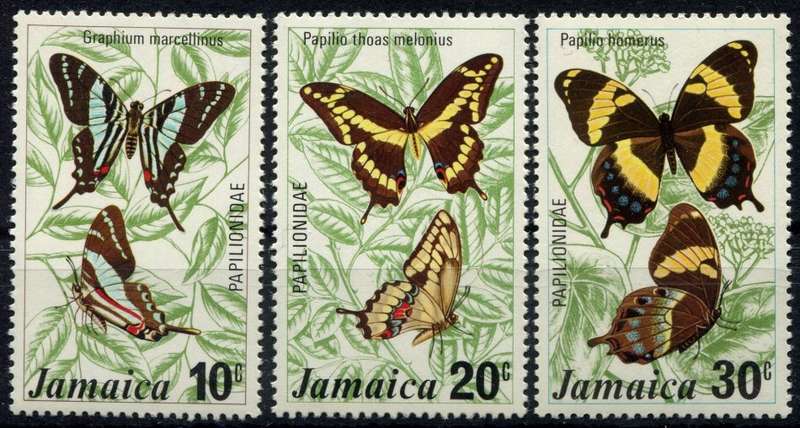 Jamaica - Butterflies - 1975 - MM
