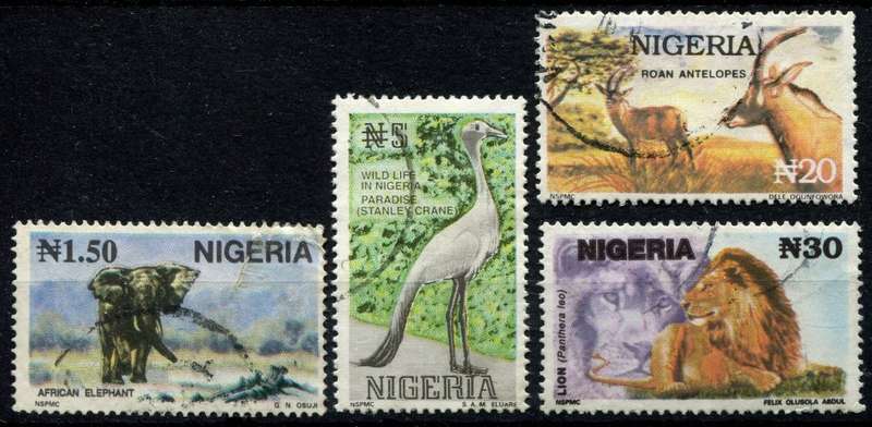 Nigeria - Wild Life - 1993 - Used