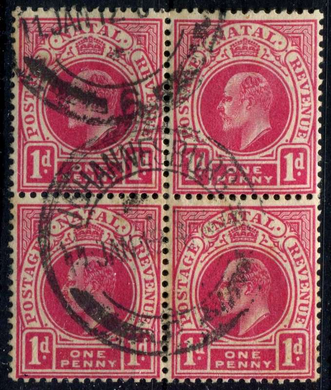 South Africa - Inter Provincial Block of 4 Used