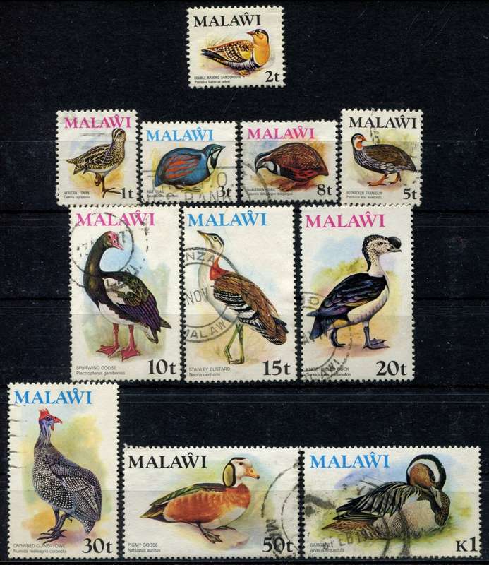 Malawi - Birds - 1975 - Used