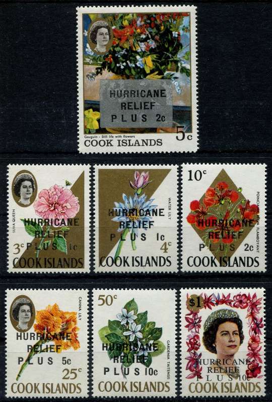 Cook Islands  - Flowers - 1968 - MNH