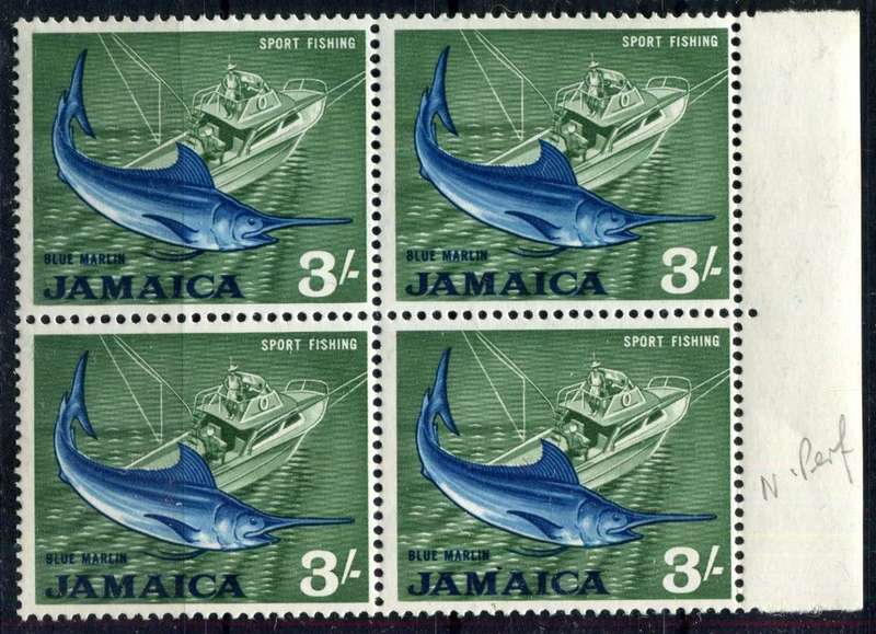 Jamaica - Fish - 1964 - MNH - perf 13.5 x 14.5