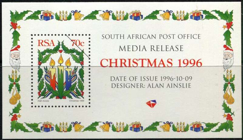 RSA - Miniature Sheet - Cinderella - Press Release - 1996 - MNH