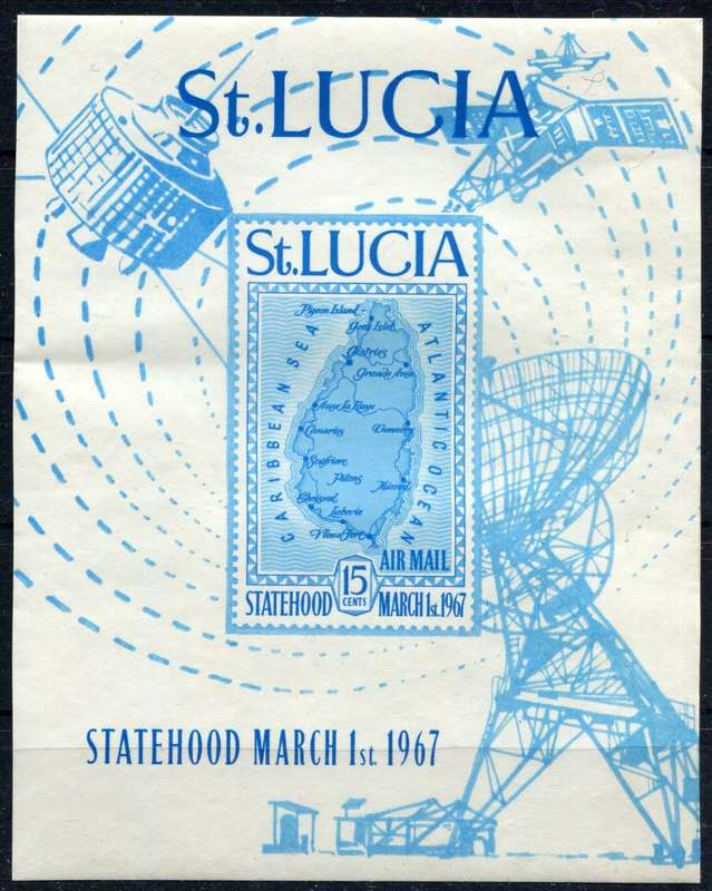 St. Lucia - Miniature Sheet  - 1967 - MNH