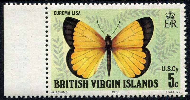 Virgin Islands - Butterflies - 1978 - MNH