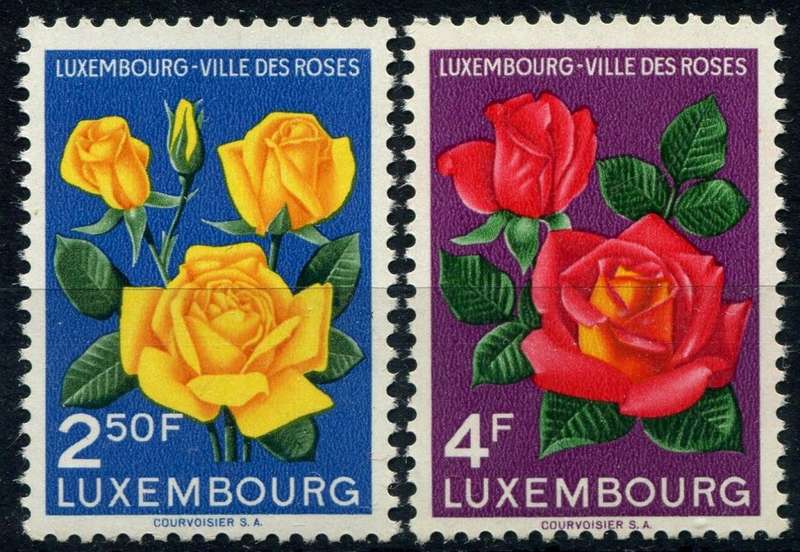 Luxembourg - Flowers -1956 - MNH