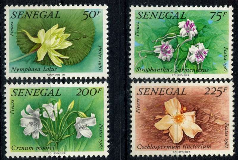 Senegal - Flowers - 1982 - MNH