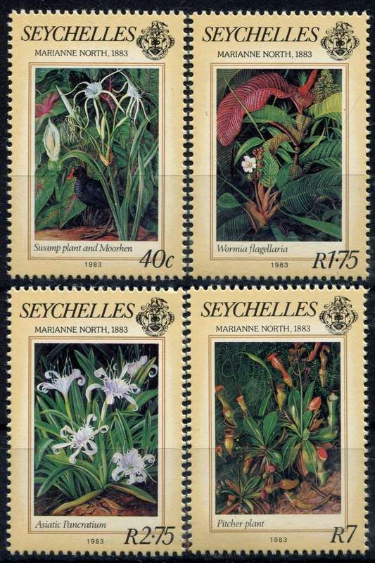 Seychelles - Flowers - 1983 - MNH
