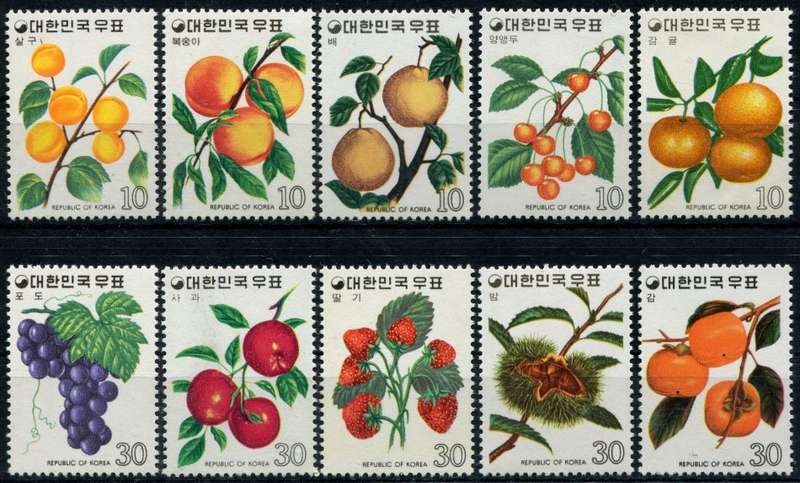 South Korea - Fruit - 1974 - MNH