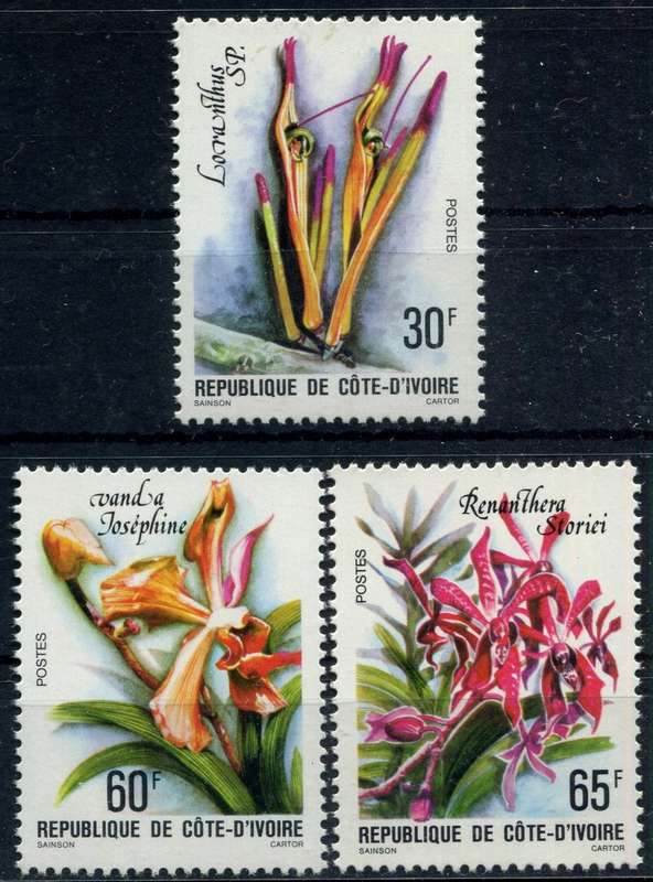 Ivory Coast - Flowers - 1979 - MNH